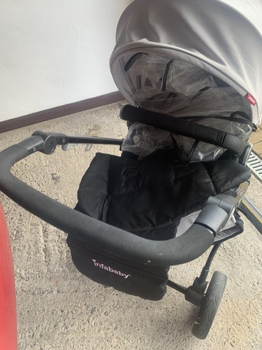 Infobaby black and grey - infobaby, pram